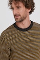 Sisley Sweter brązowy 122HT1C47.902