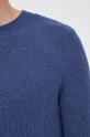 Sisley Sweter z domieszką wełny Męski