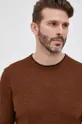 barna Sisley gyapjúkeverék pulóver