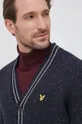 granatowy Lyle & Scott Kardigan