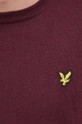 μπορντό Πουλόβερ Lyle & Scott