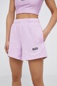 P.E Nation Pantaloni scurți din bumbac 21PE3S169 violet AW21