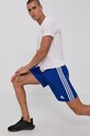 Σορτς adidas Performance ύφασμα μπλε GK9153