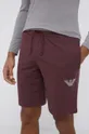 Kratke hlače Emporio Armani Underwear bordo