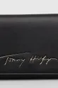 Listová kabelka Tommy Hilfiger čierna