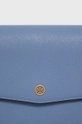 μπλε Δερμάτινη τσάντα Tory Burch