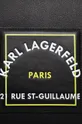Karl Lagerfeld Torebka skórzana 215W3070 czarny