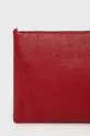 κόκκινο Δερμάτινη τσάντα Coccinelle