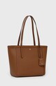 Akcesoria Lauren Ralph Lauren Torebka skórzana 431842431002 431842431002 brązowy