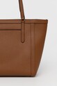 Lauren Ralph Lauren Torebka skórzana 431842431002 brązowy 431842431002