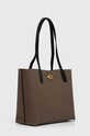 Шкіряна сумочка Coach Willow C0692 коричневий AW23