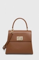 marrone Furla borsa a mano in pelle Donna