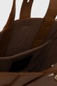 Kožená kabelka Furla BASRFUA.HSF000.03B00 hnědá