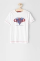 biały Guess T-shirt dziecięcy Chłopięcy