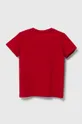Guess T-shirt bawełniany dziecięcy czerwony