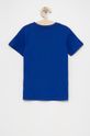 Guess - T-shirt bawełniany dziecięcy niebieski