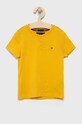 Tommy Hilfiger T-shirt dziecięcy pozostałe żółty KB0KB06130.4890