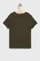 Calvin Klein Jeans T-shirt bawełniany dziecięcy IB0IB00612.4890 zielony