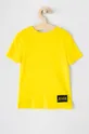 Calvin Klein Jeans T-shirt dziecięcy IB0IB00347.4890 żółty