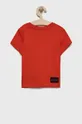 Calvin Klein Jeans T-shirt dziecięcy IB0IB00347.4890 pomarańczowy