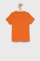 Tommy Hilfiger T-shirt bawełniany dziecięcy pomarańczowy