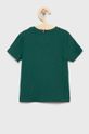 Tommy Hilfiger T-shirt bawełniany dziecięcy stalowy zielony