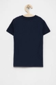 Tommy Hilfiger T-shirt bawełniany dziecięcy granatowy