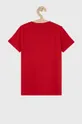 EA7 Emporio Armani T-shirt bawełniany dziecięcy 6KBT51.BJ02Z czerwony