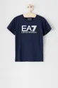 granatowy EA7 Emporio Armani T-shirt dziecięcy 6KBT53.BJ02Z Chłopięcy