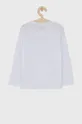 Detské tričko s dlhým rukávom EA7 Emporio Armani biela