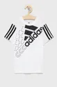 белый Детская хлопковая футболка adidas GS2191 Для мальчиков