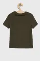 Calvin Klein Jeans T-shirt bawełniany dziecięcy IB0IB01003.4890 zielony