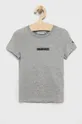 szary Calvin Klein Jeans T-shirt bawełniany dziecięcy IB0IB01054.4890 Chłopięcy