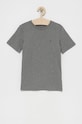Tommy Hilfiger t-shirt in cotone per bambini UB0UB00310.4890 grigio AW25