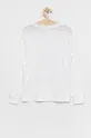 Dječja pamučna majica dugih rukava Polo Ralph Lauren bijela