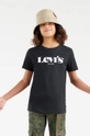 czarny Levi's T-shirt dziecięcy Chłopięcy