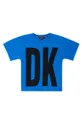блакитний Дитяча бавовняна футболка Dkny Для хлопчиків