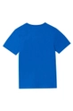 Dkny T-shirt bawełniany dziecięcy D25D48.102.108 turkusowy