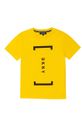 žlutá Dětské bavlněné tričko Dkny Chlapecký