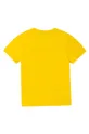 Дитяча бавовняна футболка Dkny жовтий