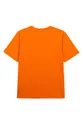 Boss T-shirt bawełniany dziecięcy J25L52.114.150 pomarańczowy