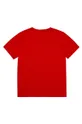 Boss T-shirt bawełniany dziecięcy J25L53.102.108 czerwony