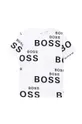 biały Boss - T-shirt bawełniany dziecięcy J25L58.162.174 Chłopięcy
