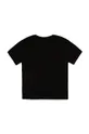 Boss T-shirt bawełniany dziecięcy J25P13.102.108 czarny