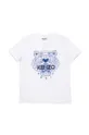 biały Kenzo Kids T-shirt bawełniany dziecięcy Chłopięcy