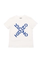 beżowy Kenzo Kids T-shirt bawełniany dziecięcy Chłopięcy