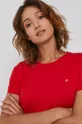czerwony Calvin Klein T-shirt bawełniany