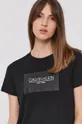 czarny Calvin Klein T-shirt