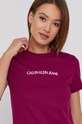 Calvin Klein Jeans T-shirt J20J216251.4890 fioletowy J20J216251.4890