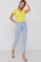 Tričko Calvin Klein Jeans žltá